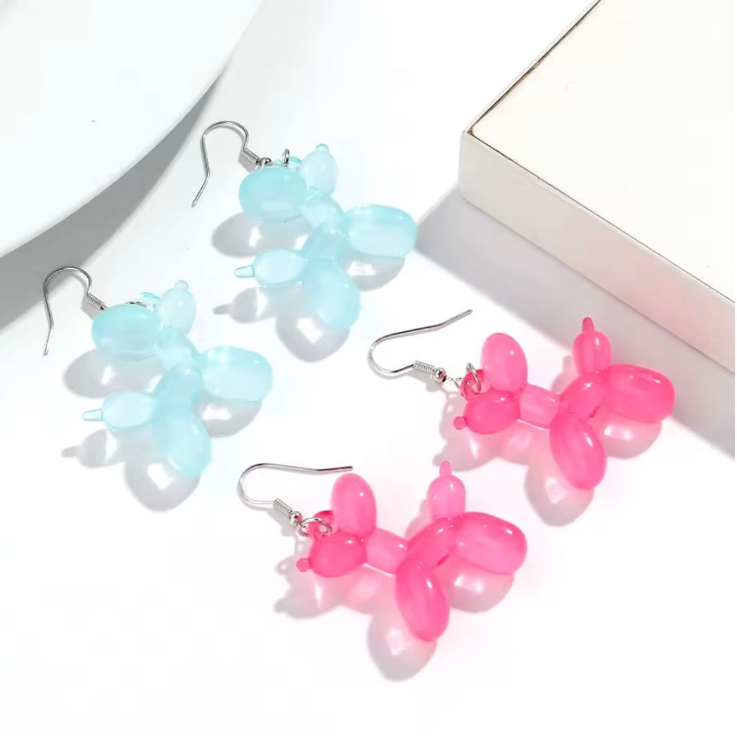 Balloon Dog Earrings