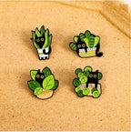 Cat in Plants Pin