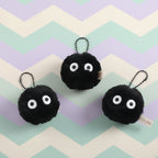 Coal Soot Plush Keychain