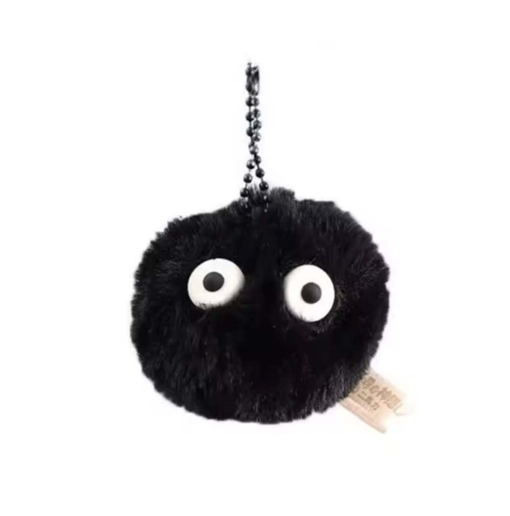 Coal Soot Plush Keychain