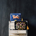 Amulet Embroidered Pouch