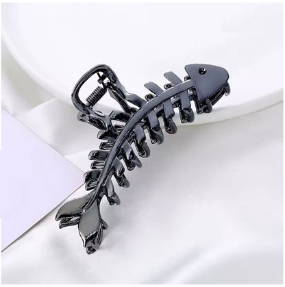 Fish Bone Claw Clip