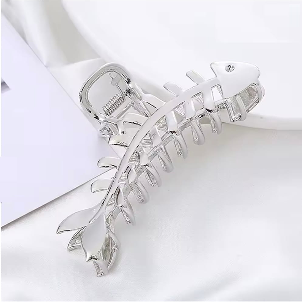 Fish Bone Claw Clip