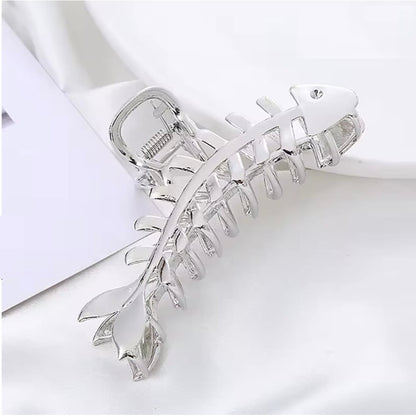 Fish Bone Claw Clip