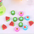 Mini Fruit Erasers