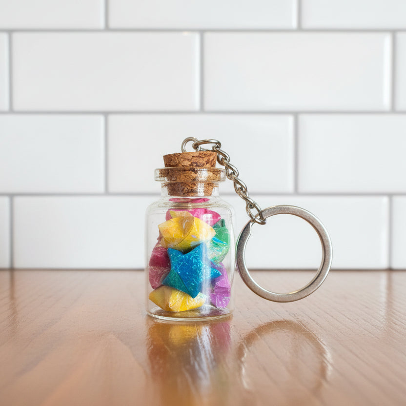 Origami Stars Keychain