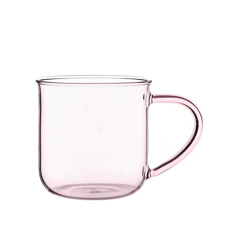 Pink Glass Mug