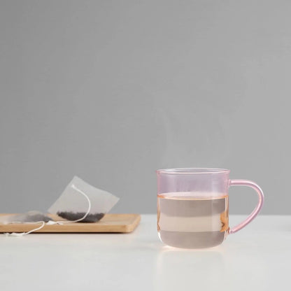 Pink Glass Mug