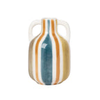 Rustic Stripe Bud Vase