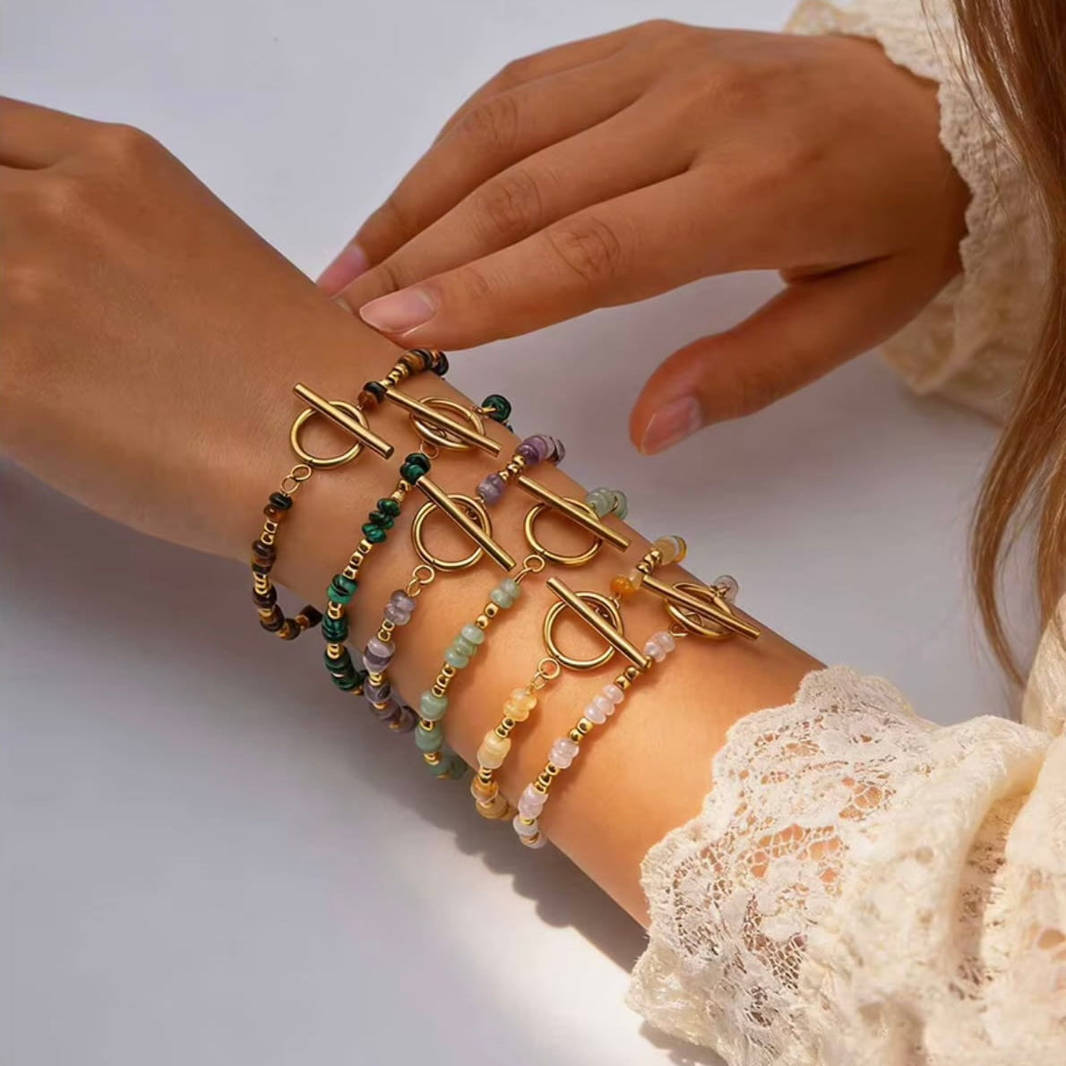 Stone Beaded Bracelet