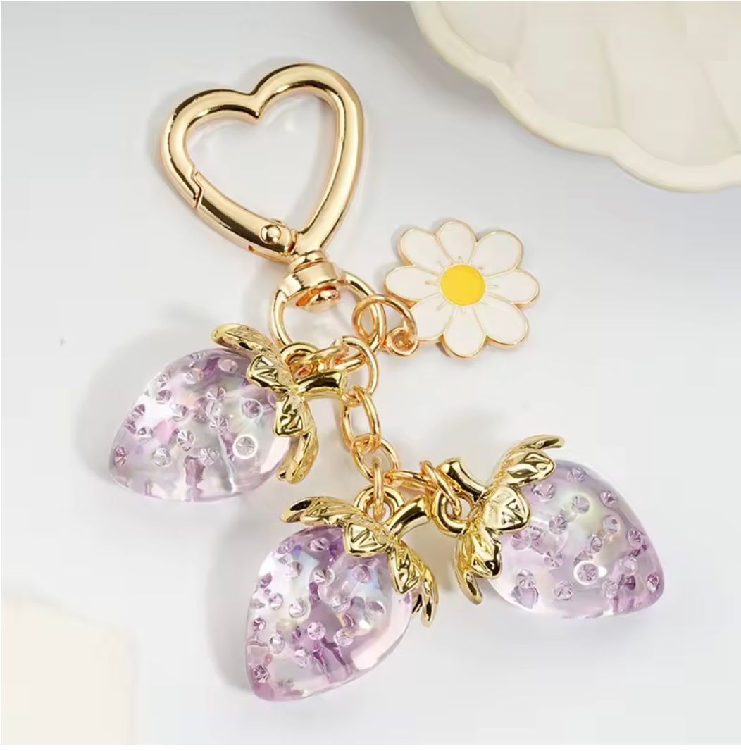 Strawberry Keychain