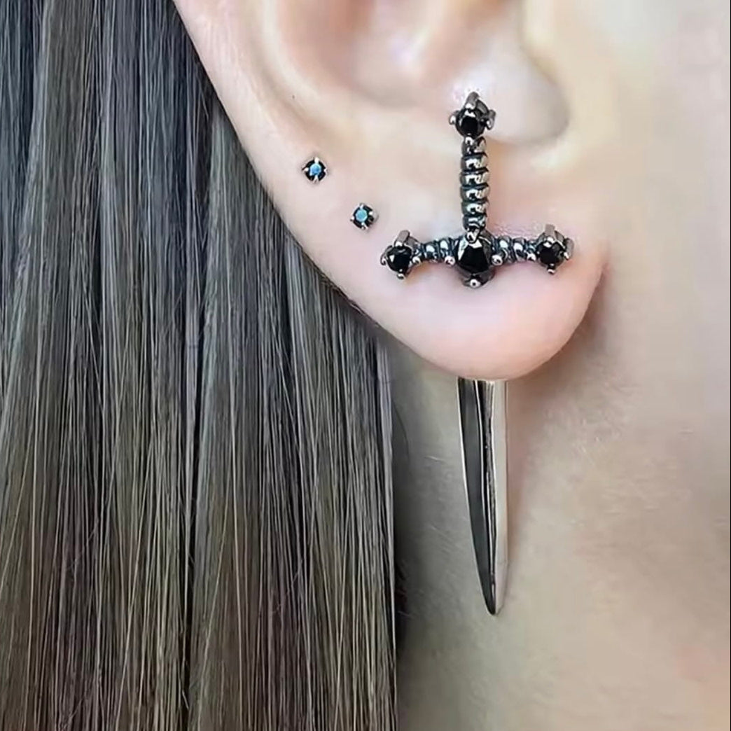 Sword Earrings